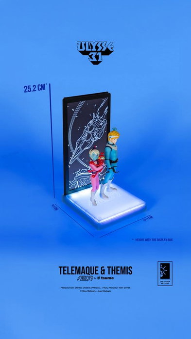 Tsume Ulysse 31 Neon figurine 1/9 Telemachus & Themis 20 cm