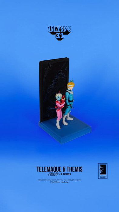 Tsume Ulysse 31 Neon figurine 1/9 Telemachus & Themis 20 cm