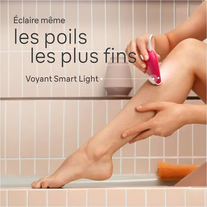 Braun - Silk Epil 3 - Épilateur électrique filaire pour femme - 2 vitesses - Violet Braun - Silk Epil 3 - Épilateur électrique filaire pour femme - 2 vitesses - Violet