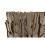 Set de pots de fleurs Home ESPRIT Marron Bois de paulownia 35 x 35 x 45 cm (2 Pièces)