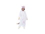 My Other Me - Déguisement Adulte Unicornio Kigurumi Blanc Grande Taille XXL avec Capuche et Queue