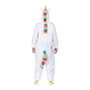 My Other Me - Déguisement Adulte Unicornio Kigurumi Blanc Grande Taille XXL avec Capuche et Queue