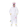 My Other Me - Déguisement Adulte Unicornio Kigurumi Blanc Grande Taille XXL avec Capuche et Queue