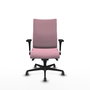 Piqueras Y Crespo Chaise de bureau Albacete confidente, Rose, Mécanisme Synchrone
