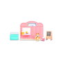 Famosa Mini Playsets Bluey Série 3 avec Figurines Bluey et Bingo - Mini Marché et Glacier - Jouet d'Aventures pour Enfants +2 Ans - Réf. Bly70000