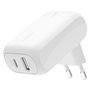 Belkin Boost Charge WCB009vfWH 42W - Chargeur mural USB-C et USB-A blanc