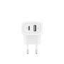 Belkin WCB009vfWH Boost Charge Chargeur Murale USB-C + USB 42W PPS Blanc