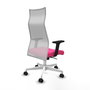 Piqueras y Crespo Chaise de Bureau Albacete Rose et Blanc