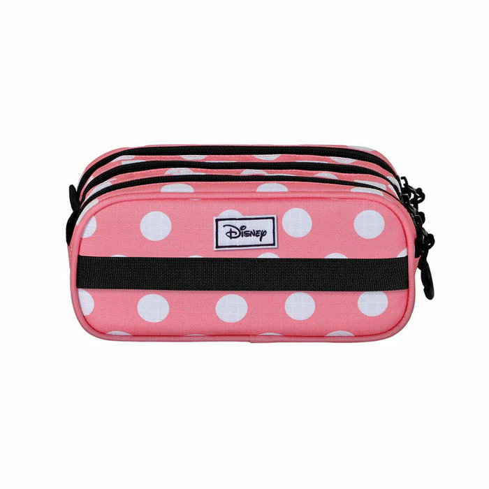 Trousse Fourre-Tout Triple Minnie Mouse Karactermania Rose Trousse Fourre-Tout Triple Minnie Mouse Karactermania Rose