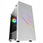 Mars Gaming Boîtier PC MC-U3 Blanc ATX XL, Fenêtre Verre Trempé, Refroidissement Liquide 240mm, ARGB