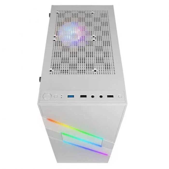 Mars Gaming Boîtier PC MC-U3 Blanc ATX XL, Fenêtre Verre Trempé, Refroidissement Liquide 240mm, ARGB Mars Gaming Boîtier PC MC-U3 Blanc ATX XL, Fenêtre Verre Trempé, Refroidissement Liquide 240mm, ARGB