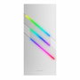 Mars Gaming Boîtier PC MC-U3 Blanc ATX XL, Fenêtre Verre Trempé, Refroidissement Liquide 240mm, ARGB