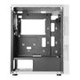 Mars Gaming Boîtier PC MC-U3 Blanc ATX XL, Fenêtre Verre Trempé, Refroidissement Liquide 240mm, ARGB
