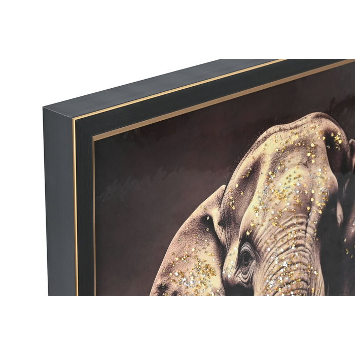 Home ESPRIT Toile Décorative Noire Animal Loft 64 x 4,5 x 84 cm