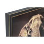 Home ESPRIT Toile Décorative Noire Animal Loft 64 x 4,5 x 84 cm