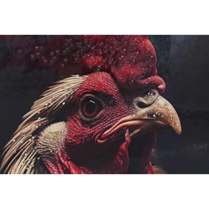 Home ESPRIT Toile Décorative Noire Animal Loft 64 x 4,5 x 84 cm
