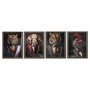 Home ESPRIT Toile Décorative Noire Animal Loft 64 x 4,5 x 84 cm