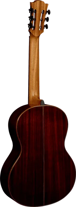 LAG Guitarre Classique Auditorium Occitania 118 Natural Lag - Taille 4/4, Table Cèdre Massif, Cordes Nylon, Finition Brillante
