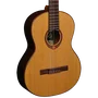 LAG Guitarre Classique Auditorium Occitania 118 Natural Lag - Taille 4/4, Table Cèdre Massif, Cordes Nylon, Finition Brillante