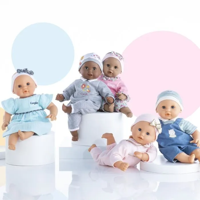 Corolle - Mon Premier Poupon Bébé Calin Maria - 30 cm - Senteur Vanille - Poupée Souple Vinyle - Tenue Fleurie et Bandeau - Dès 18 Mois