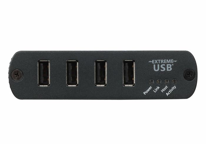 Aten UEH4002A Système d'extension USB 2.0 4 ports via câble CAT 5 - Extension jusqu'à 100 mètres - Technologie ExtremeUSB Aten UEH4002A Système d'extension USB 2.0 4 ports via câble CAT 5 - Extension jusqu'à 100 mètres - Technologie ExtremeUSB