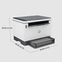 HP LaserJet Tank MFP 2604dw - Imprimante multifonction laser sans fil avec toner pré-rempli, impression recto verso et scan vers PDF/e-mail