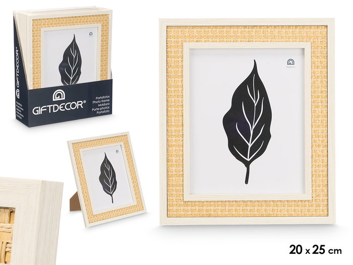 GIFTDECOR Portafotos Naturel Cuerda 20 x 25 cm - Lot de 12 GIFTDECOR Portafotos Naturel Cuerda 20 x 25 cm - Lot de 12