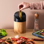Je cherche une Idee Cubo de Mesa 1 L Metal/Bambú