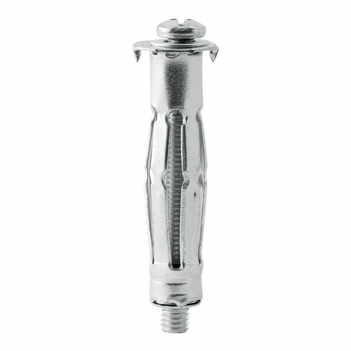 Rapid Chevilles à Expansion Métal pour Cloison Plâtre 6-21mm, Lot de 10