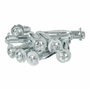 Rapid Chevilles à Expansion Métal pour Cloison Plâtre 6-21mm, Lot de 10