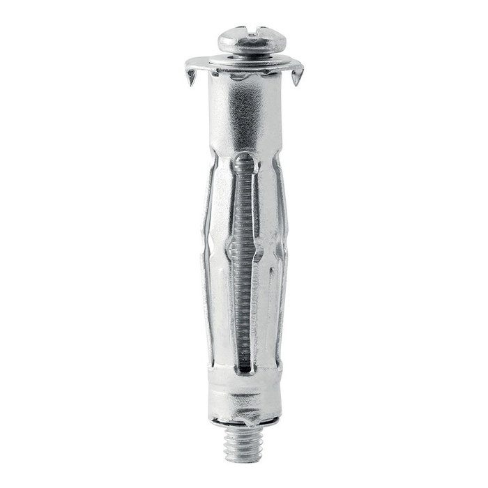 Rapid Chevilles à Expansion Métal pour Cloison Plâtre 6-21mm, Lot de 10
