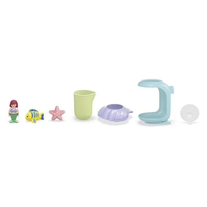 Playmobil Disney 71460 Ariel avec Coquillage de Bain, Jouet de Bain avec Douche et Filet, Figurine pour Enfants à Partir de 12 Mois