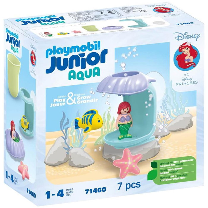 Playmobil 71460 1.2.3 & Disney Ducha de conchas de Ariel Jouet de bain pour enfants de 4 à 10 ans Playmobil 71460 1.2.3 & Disney Ducha de conchas de Ariel Jouet de bain pour enfants de 4 à 10 ans