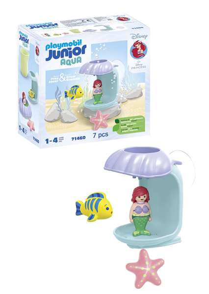 Playmobil Junior Ariel avec coquillage de bain Disney Playmobil Junior Ariel avec coquillage de bain Disney