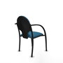 Piqueras Y Crespo Hellín - Chaise de bureau avec bras fixes, Vert pétrole