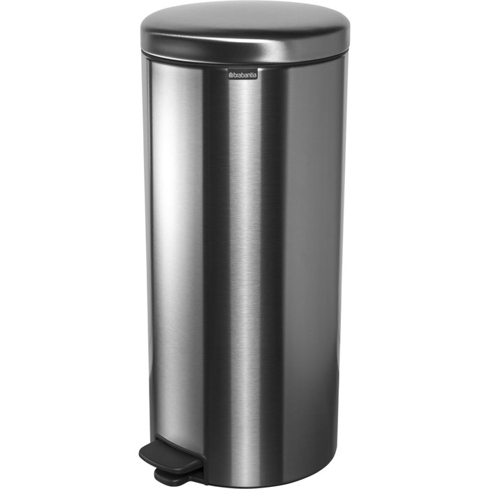 Brabantia Newicon Poubelle à Pédale 30,0 L Acier Mat Brabantia Newicon Poubelle à Pédale 30,0 L Acier Mat
