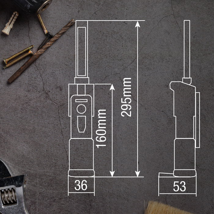 GSC Evolution Lampe de travail LED rechargeable USB pliable 5W + 3W