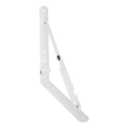 WOLFPACK LINEA PROFESIONAL Équerre blanche rabattable 200 mm