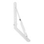 WOLFPACK LINEA PROFESIONAL Équerre blanche rabattable 200 mm
