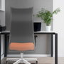 Piqueras y Crespo Chaise de Bureau Albacete Orange et Blanc