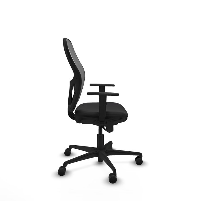 Piqueras y Crespo Chaise de Bureau Jorquera avec Mécanisme Synchrone, Noir et Gris