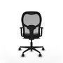 Piqueras y Crespo Chaise de Bureau Jorquera avec Mécanisme Synchrone, Noir et Gris