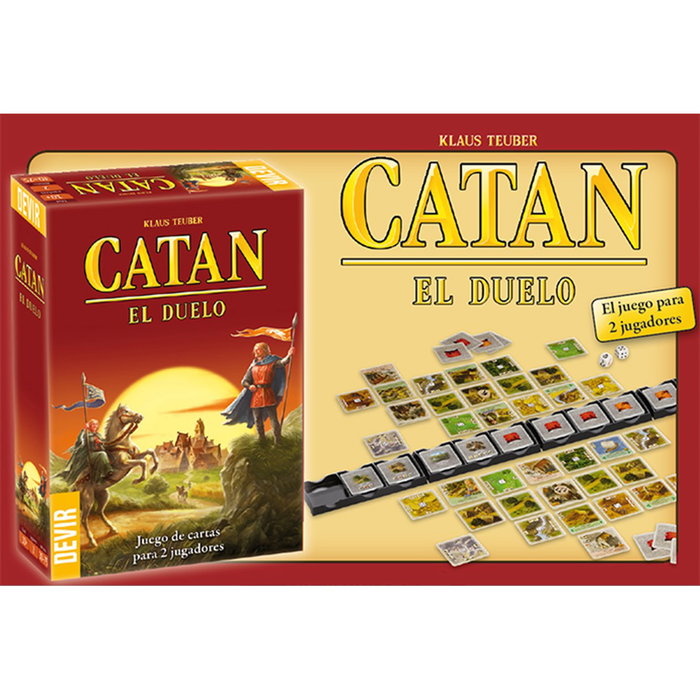 Devir Catan El Duelo Jeu de société deux joueurs stratégie gestion ressources français 10+ ans 30-75 min