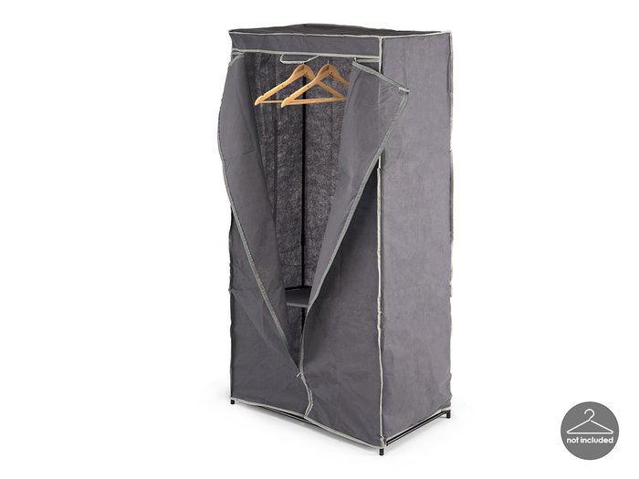 Kipit Armoire en tissu gris 68.5 x 7.5 x 19.5 cm (Set de 6)