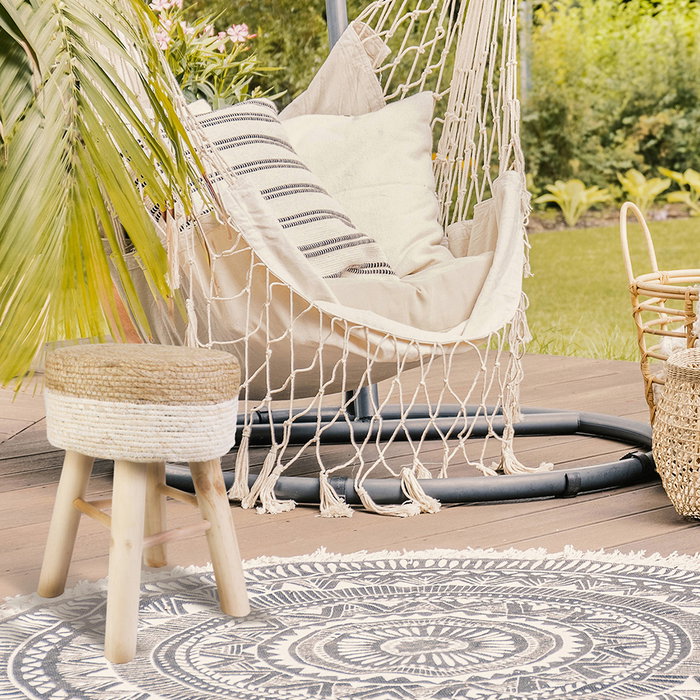 Home Deco Factory Tabouret Lagoon Beige Home Deco Factory Tabouret Lagoon Beige
