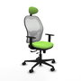 Piqueras y Crespo Chaise de Bureau Jorquera avec Appui-tête, Pistache et Blanc