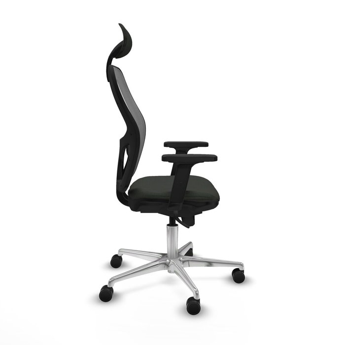 Piqueras y Crespo Chaise de Bureau 2D086N1 avec Appui-tête Noir