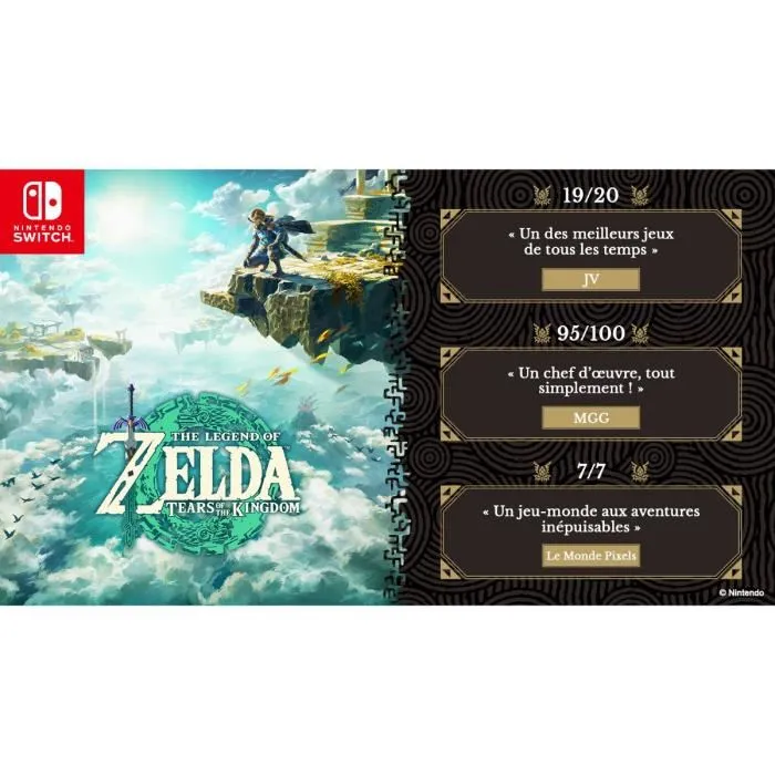 Jeu vidéo pour Switch Nintendo the legend of zelda tears of the kingdom Jeu vidéo pour Switch Nintendo the legend of zelda tears of the kingdom