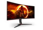 AOC CU34G2XP/BK Moniteur Gaming Noir, Rouge