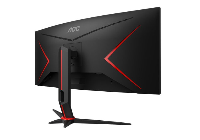 AOC CU34G2XP/BK Moniteur Gaming Noir, Rouge